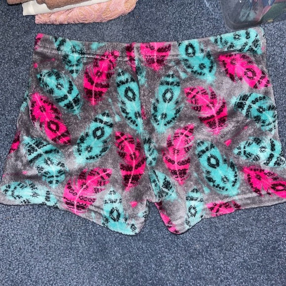 Women’s Feather Fluffy Pajama Shorts- size medium- **NEVER WORN** - Picture 2 of 3